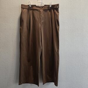 Halara Petite Stretch Wide Leg Work Pants Stretchy Xl